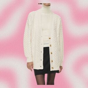 Wilfred Instead Cardigan - Light Birch - Size S